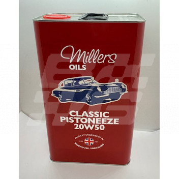 Image for Millers Classic Pistoneeze 20w50 oil - 5 litre