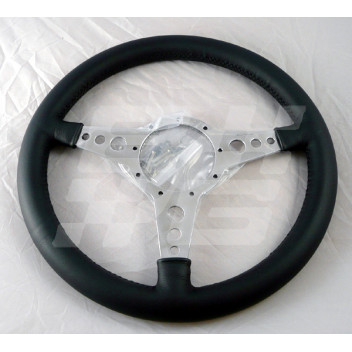 Image for STEERING WHEEL 14 INCH DISHED LEATHER