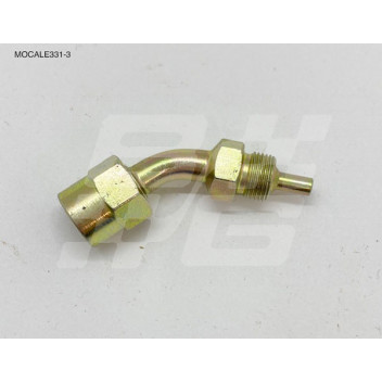 Image for 1/8 INCH BSP 45 FITTING FOR -3 HOSE