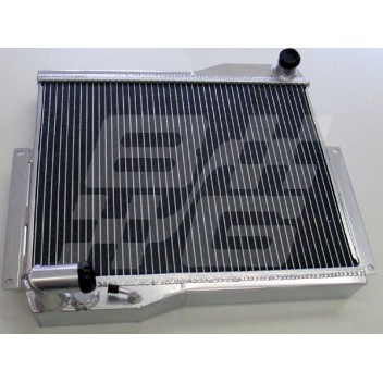 Image for Alloy radiator MGB 1976-80 rubber bumper