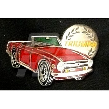 Image for PIN BADGE TR6 RED