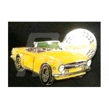 Image for PIN BADGE TR6 YELLOW