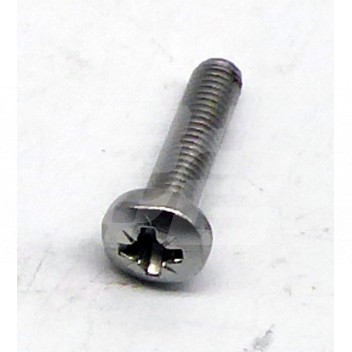 Image for Pozi pan screw M6 x 25mm stainless steel
