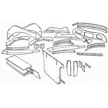 Image for TIMBER KIT LESS DOOR NARROW LATE TA & TB