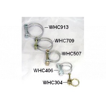 Image for Twin wire hose clip 7/8 inch- 1 1/8 inch