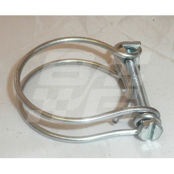Image for Twin wire hose clip 1 1/8 inch - 1 3/8 inch