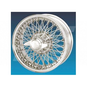 Image for WIRE WHEEL CHROME MGB 5.5J x 14