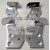 Image for MGB Roadster door capping chrome end set