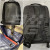 Image for Leather MG Branded Backpack - Black