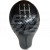 Image for gearknob manual Black leather + carbon fibre top R75 ZT