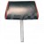 Image for BLACK/RED PIPING LEATHER PLAIN HEADREST