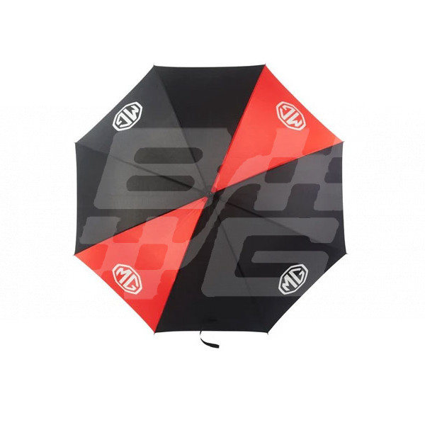Image for Umbrella MG Black with Red panel MG branded