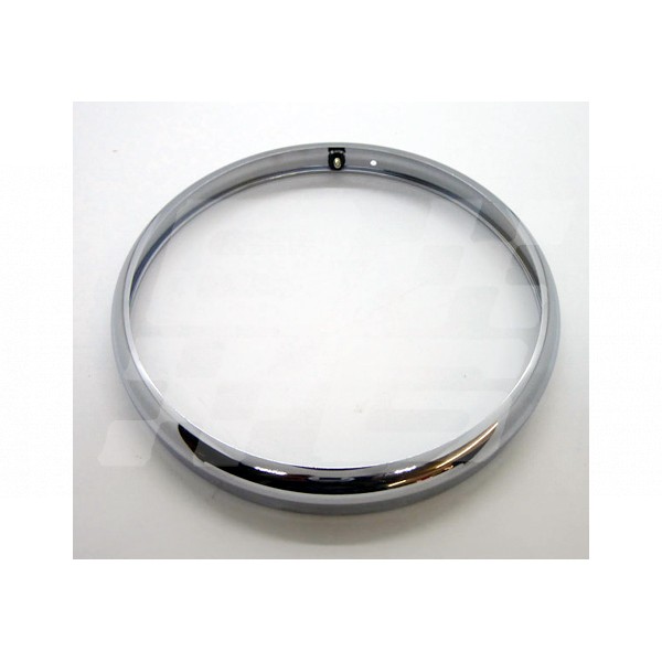 Image for HEADLAMP CHROME RIM MGA TF OE