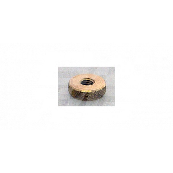 Image for Brass gauge nut knurled