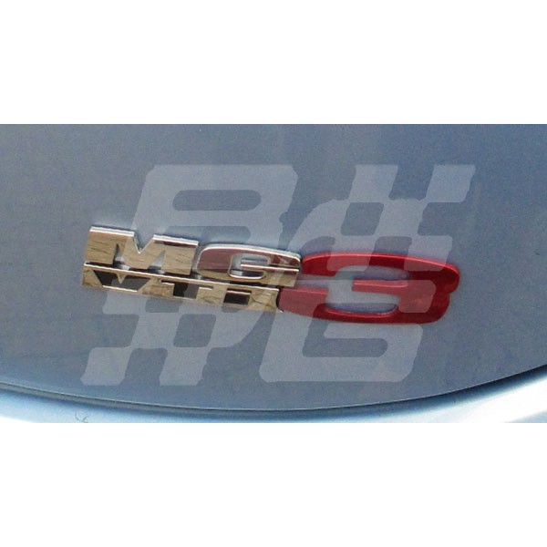 Image for MG3 VTI rear emblem