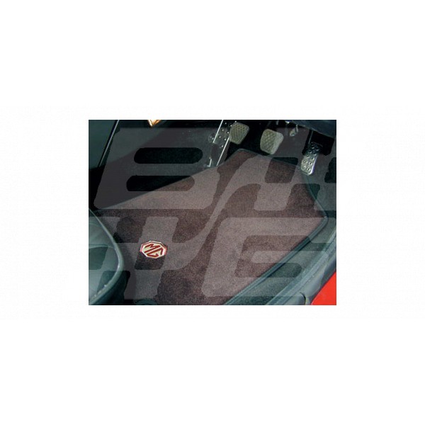 Image for MGF BLACK FABRIC MATS MG LOGO RHD