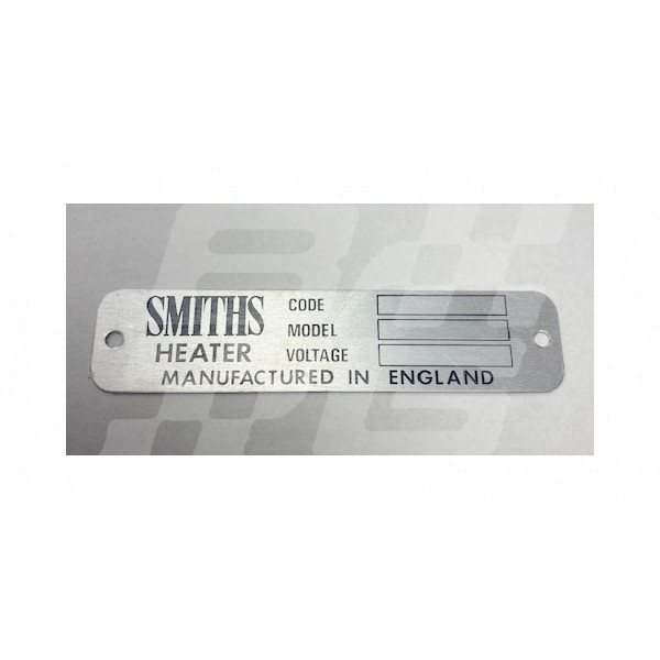 Image for Smiths heater plate (correct size)