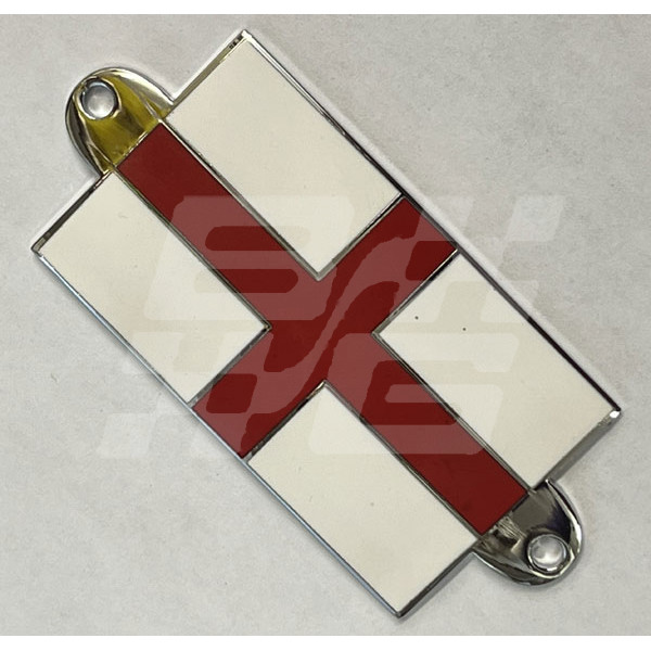 Image for St George  Badge enamel (Bolt on)