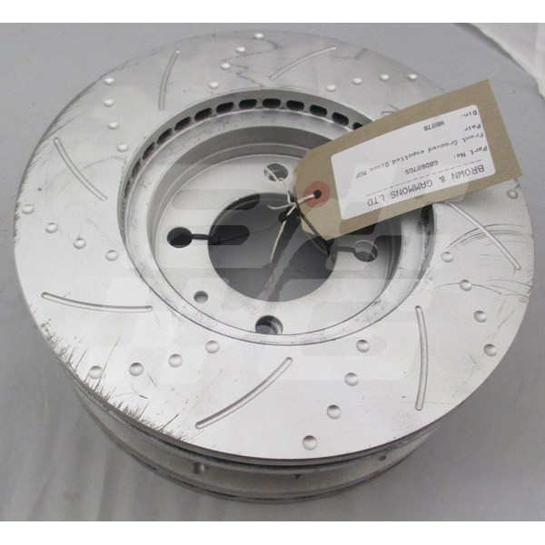 Image for Front Grooved espotted Discs MGF Pair