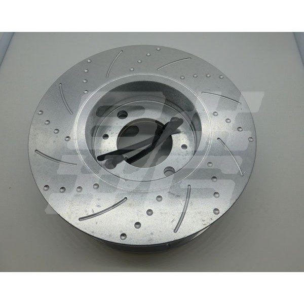 Image for Rear Grooved espotted Disc MGF Pair