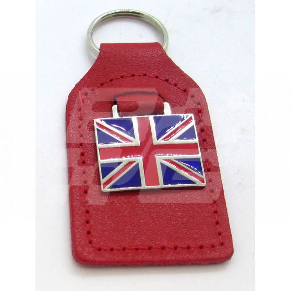 Image for RED KEY FOB WITH UNION JACK