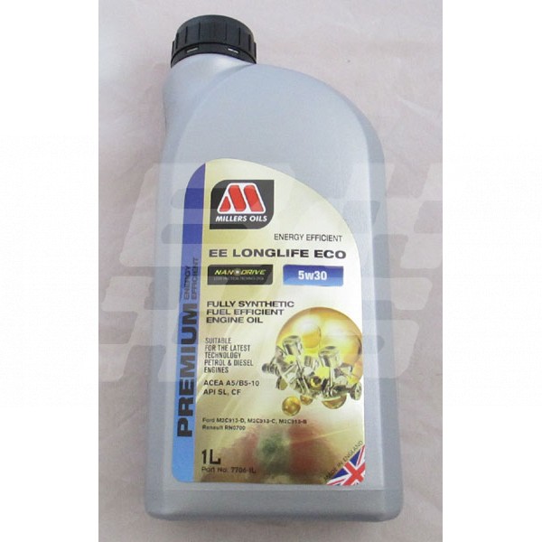 Image for 1 Litre EE Longlife ECO 5W30 Oil Millers