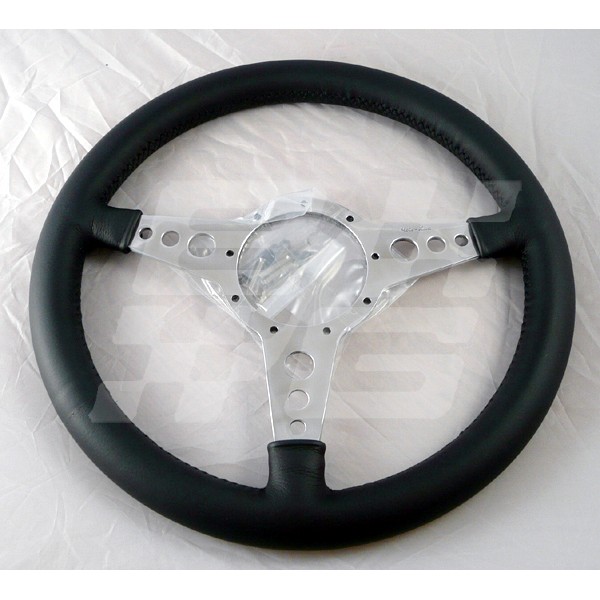 Image for STEERING WHEEL 13 INCH DISHED LEATHER