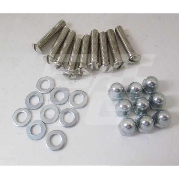 Image for Screw kit Polished for steering wheel