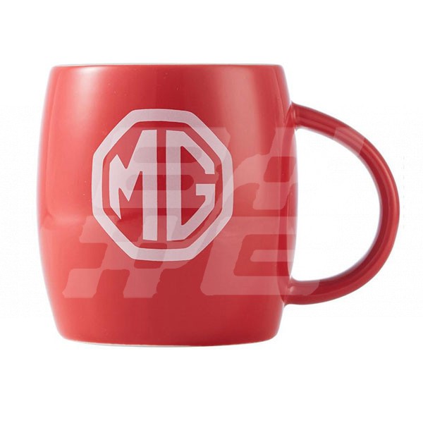 Image for Curved MG Mug Red with White  MG Branded