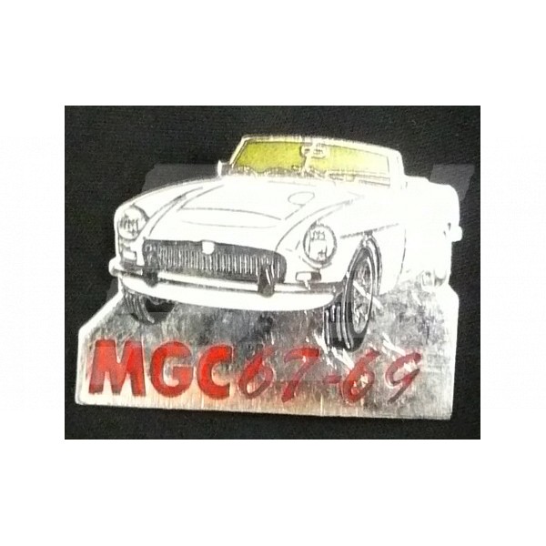 Image for PIN BADGE MGC WHITE