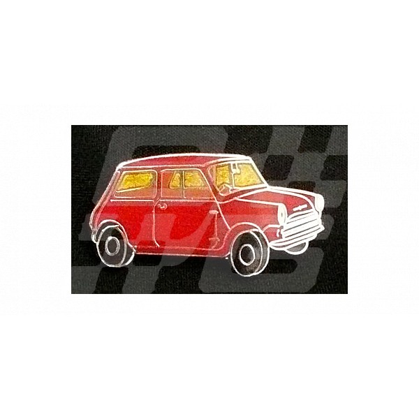 Image for PIN BADGE MINI SALOON RED
