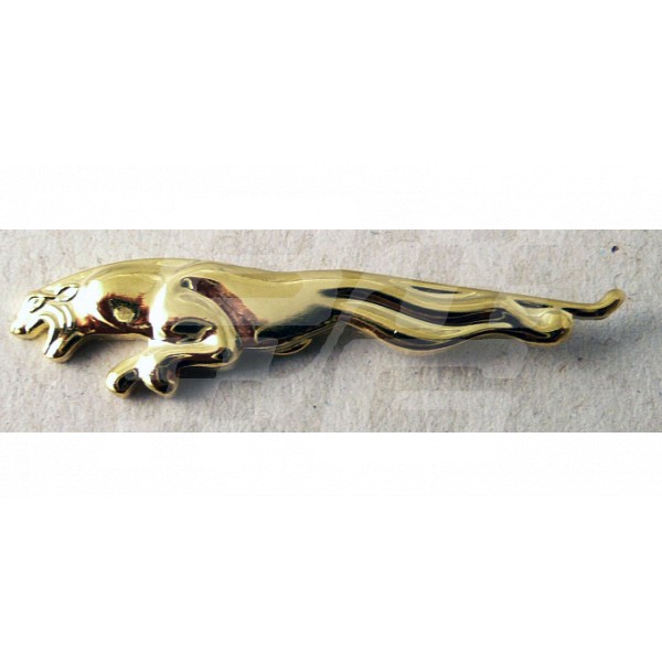 Image for PIN JAGUAR LEAPING CAT-GOLD