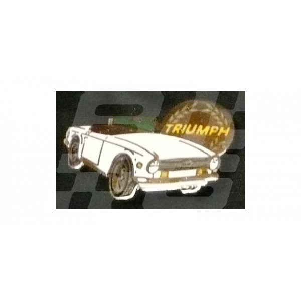 Image for PIN BADGE TR6 WHITE
