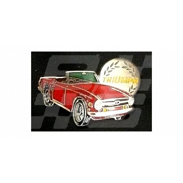 Image for PIN BADGE TR6 RED