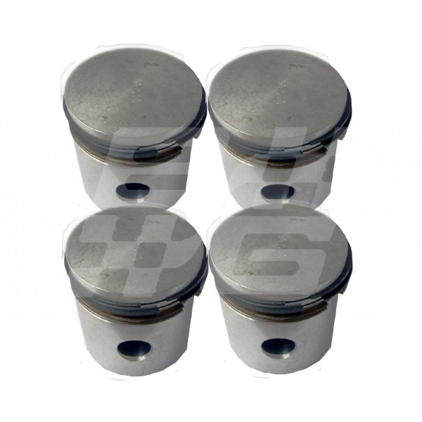 Image for XPAG 69mm Piston and ring set +20(set of 4)
