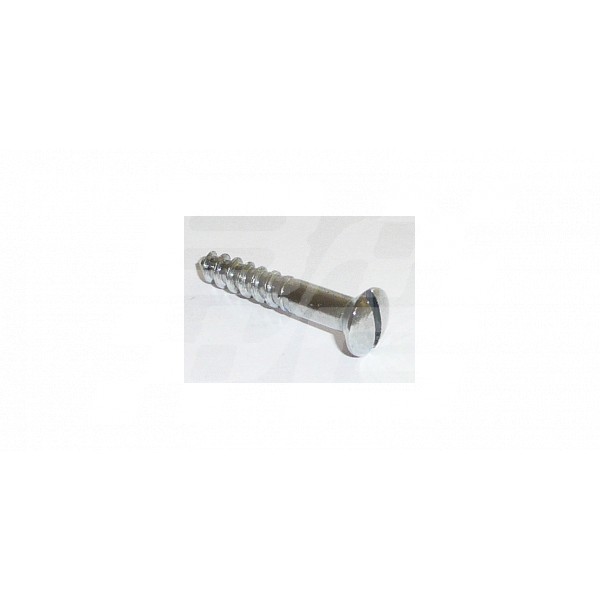 Image for Chrome wood screw Slotted