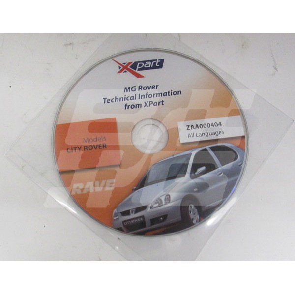 Image for MG Rover Technical info CD City Rover Xpart